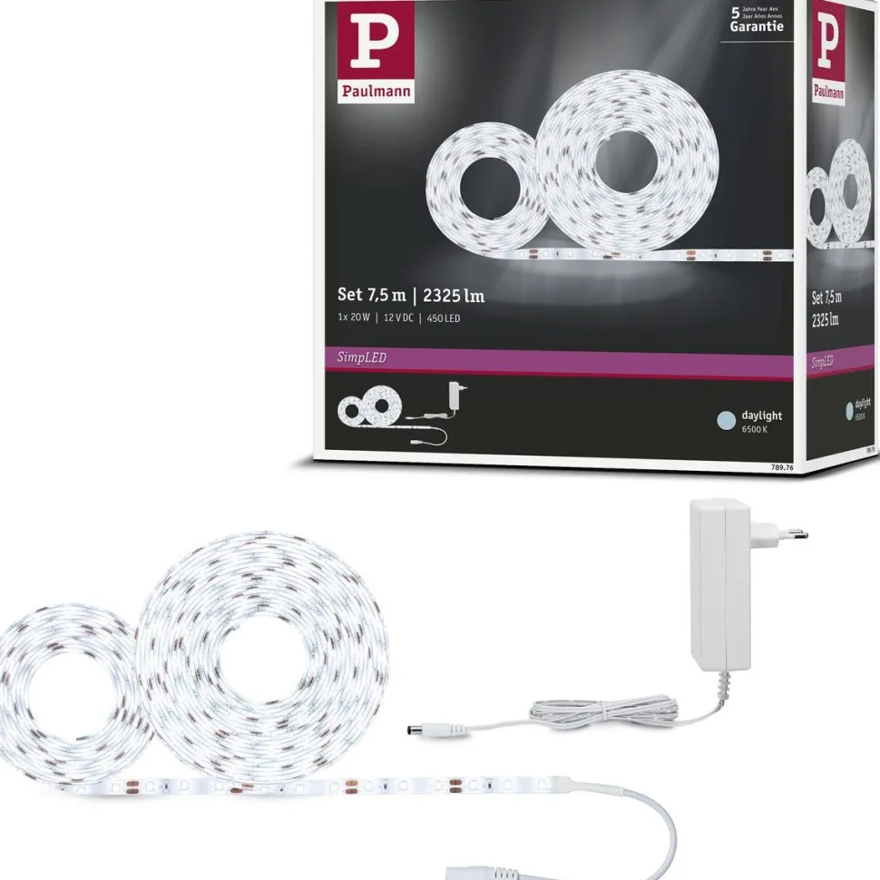 LED-valonauha Paulmann SimpLED, 5m, 17W, 260lm/m, 6500K, 18VA