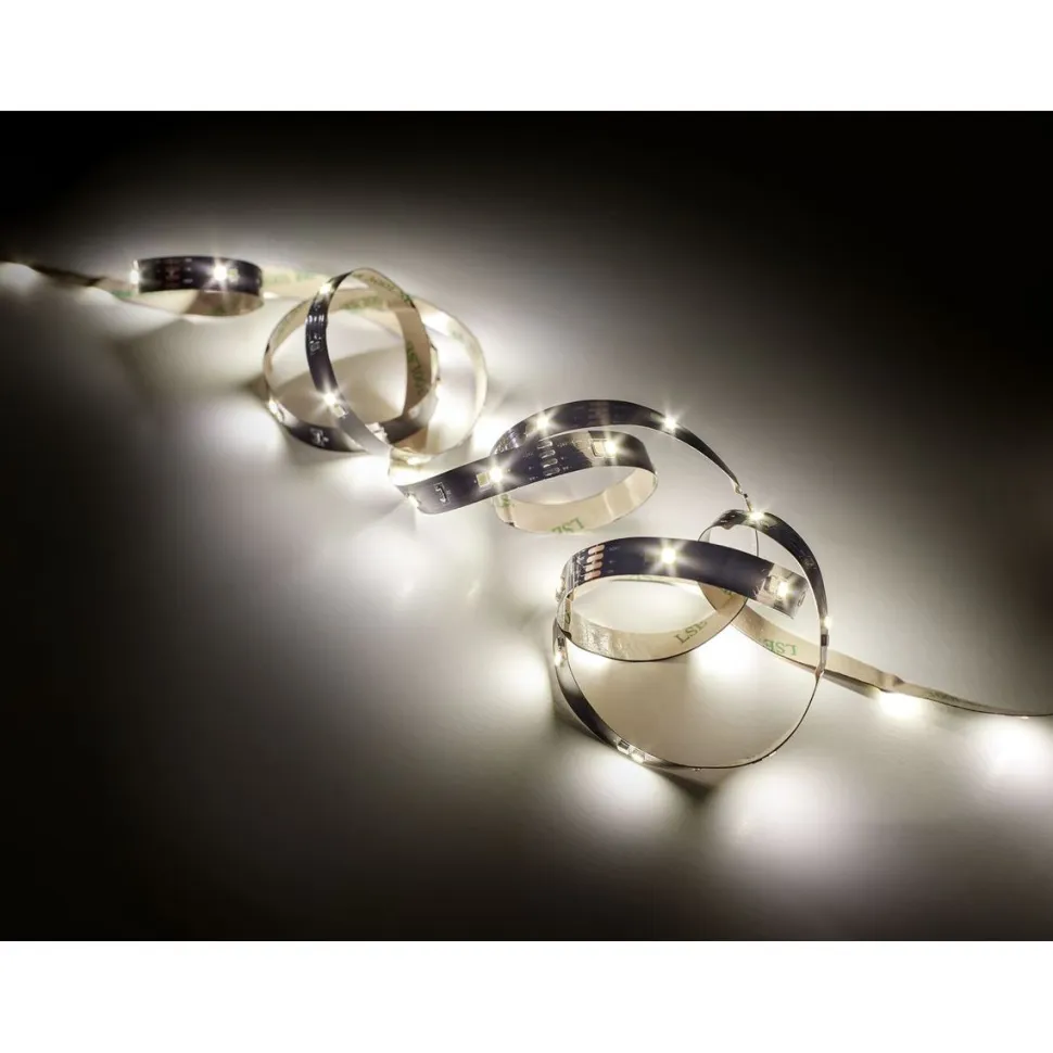 LED-valonauha Trio Chip, 3m, musta