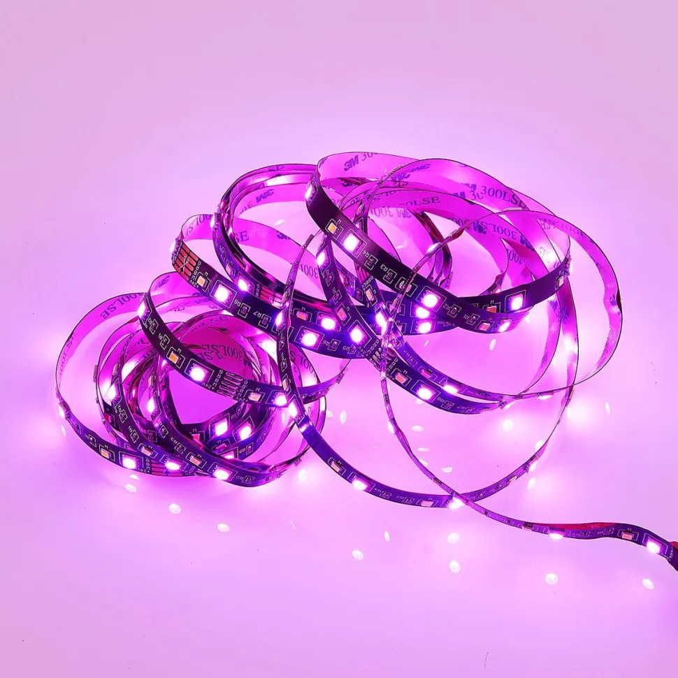 LED-valonauha Trio Grip RGBW, 3m, musta