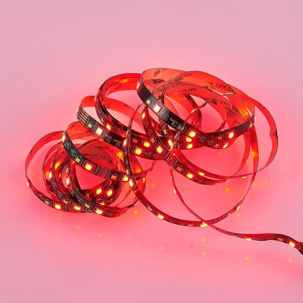LED-valonauha Trio Grip RGBW, 3m, musta