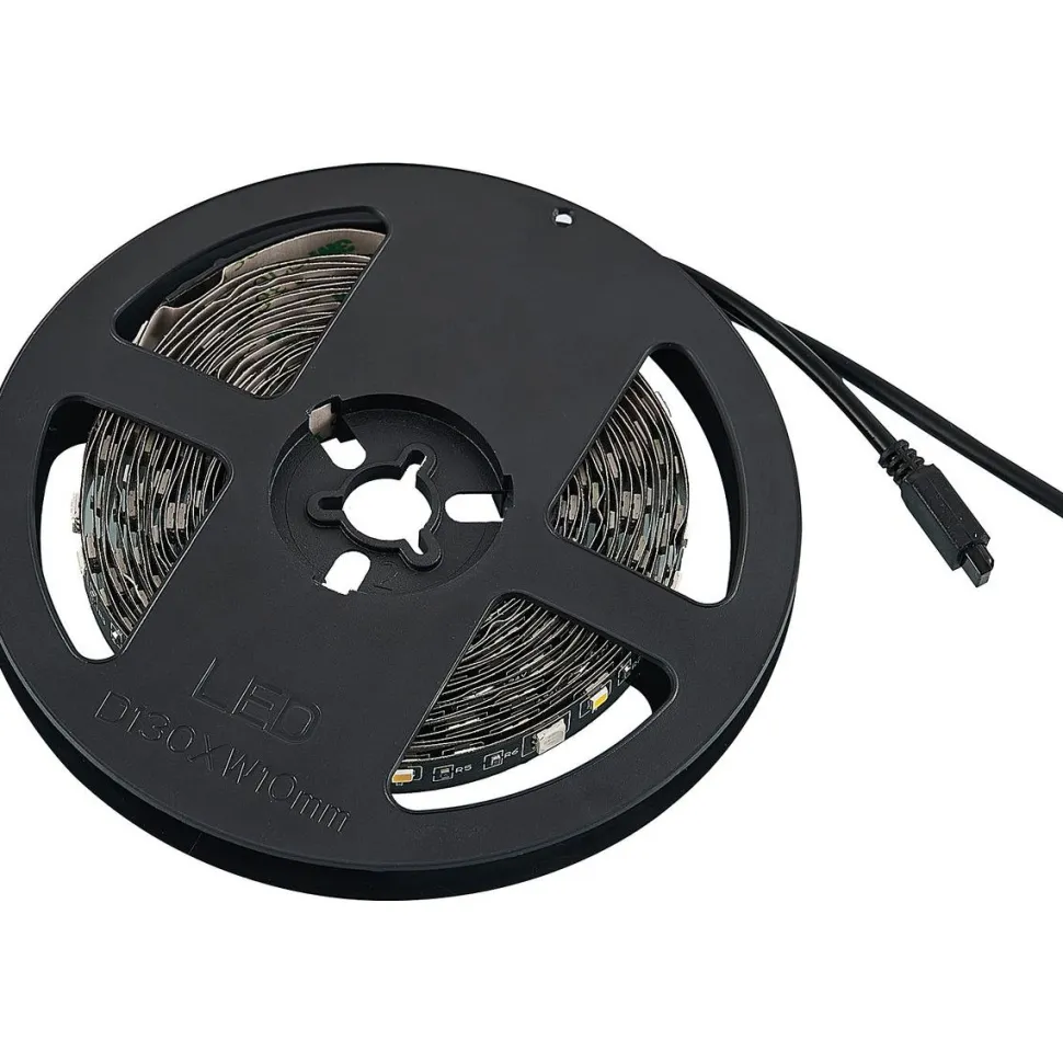 LED-valonauha Trio Grip RGBW, 3m, musta