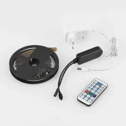 LED-valonauha Trio Racer RGBW, 3m, musta