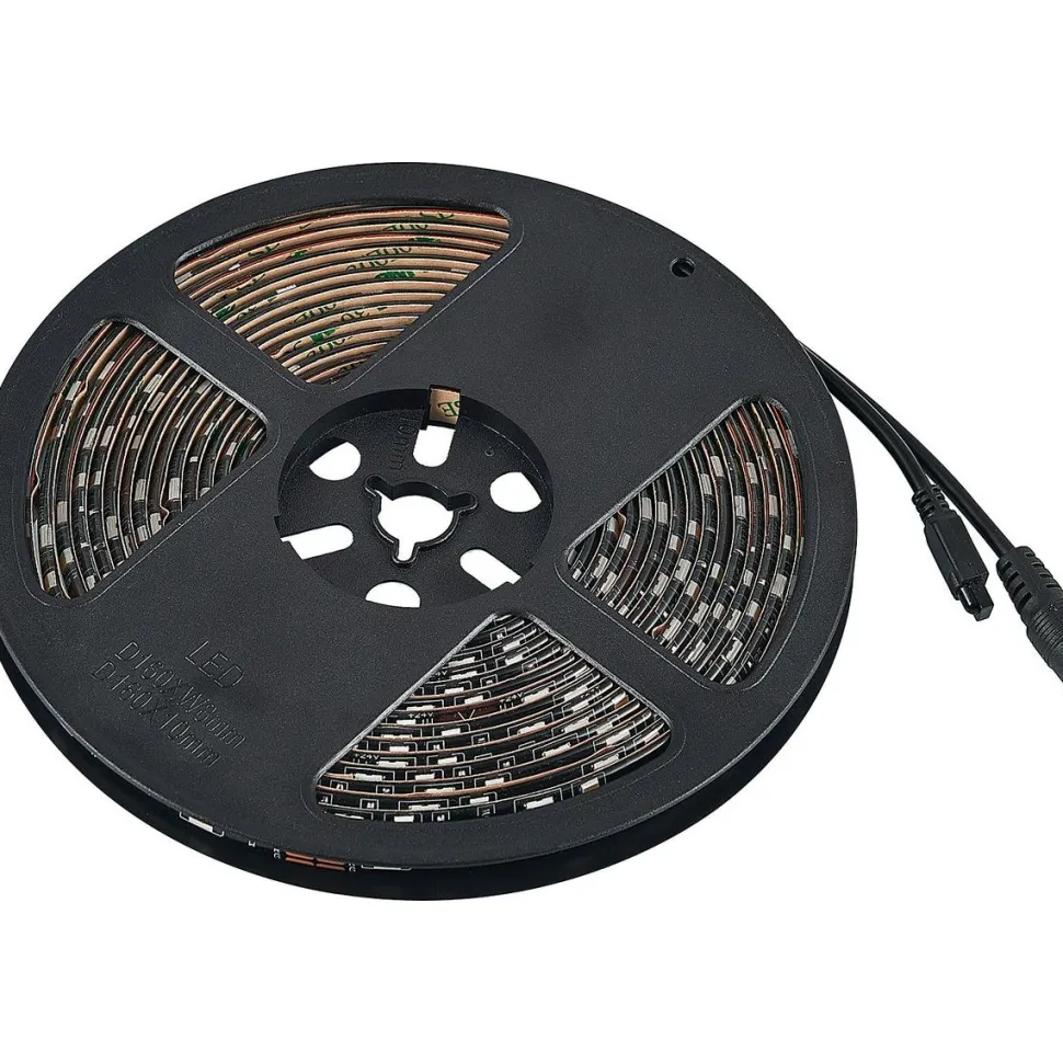 LED-valonauha Trio Rush RGBW, 3m, musta