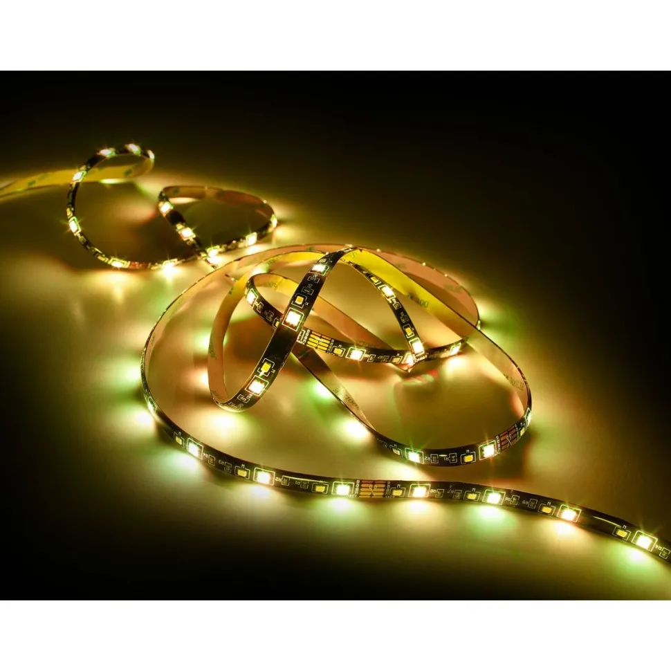 LED-valonauha Trio Rush RGBW, 3m, musta