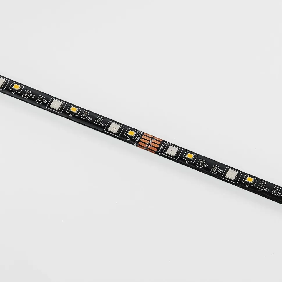 LED-valonauha Trio Rush RGBW, 3m, musta