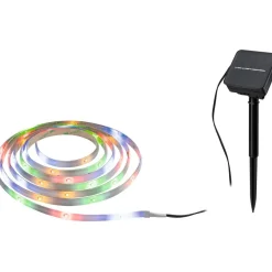 LED-valonauha aurinkokennolla Paulmann, 3m, IP44, 0.3W, 16LEDs/m, RGB, hämärätunnistin