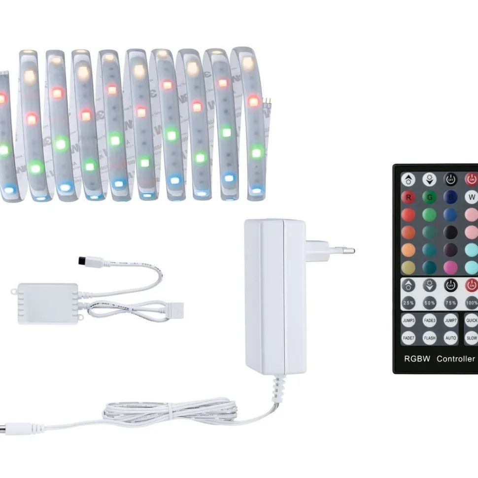 LED-valonauha Paulmann MaxLED 250, aloituspakkaus, 1.5m, IP44, 10W, 230lm/m RGBW+, 24VA