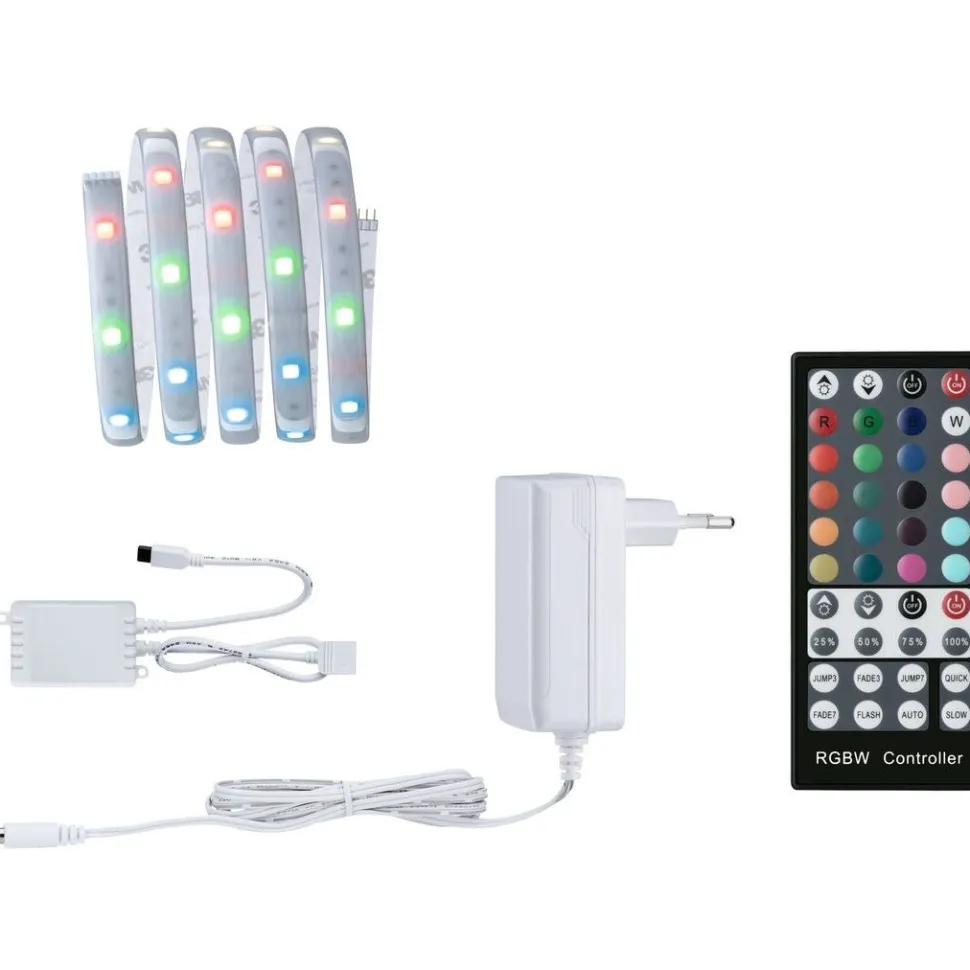 LED-valonauha Paulmann MaxLED 250, aloituspakkaus, 1.5m, IP44, 10W, 230lm/m RGBW+, 24VA