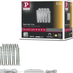 LED-valonauha Paulmann MaxLED 1000, aloituspakkaus, 1.5m, 18W, 1100lm/m, 2700K, 36VA