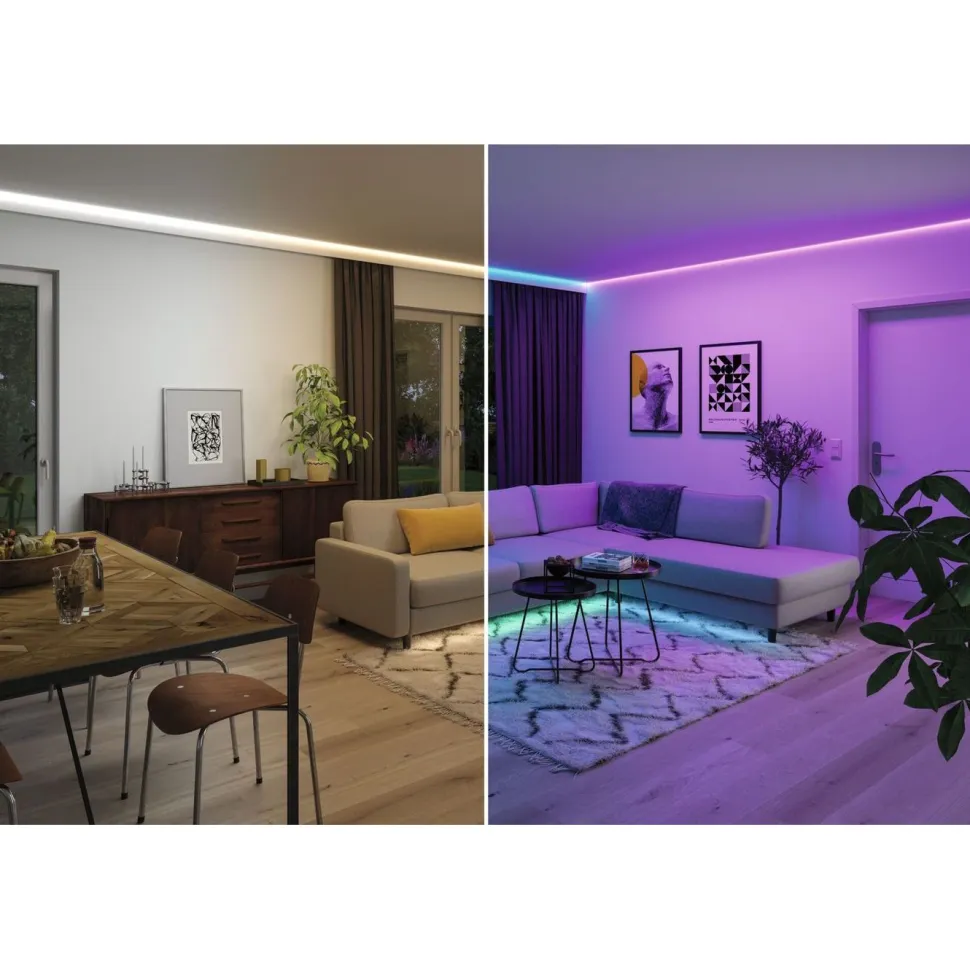 LED-valonauha Paulmann MaxLED 1000, aloituspakkaus, RGBW, 1.5m, IP44, 18W, 1000lm/m, 72LED/m, 25VA