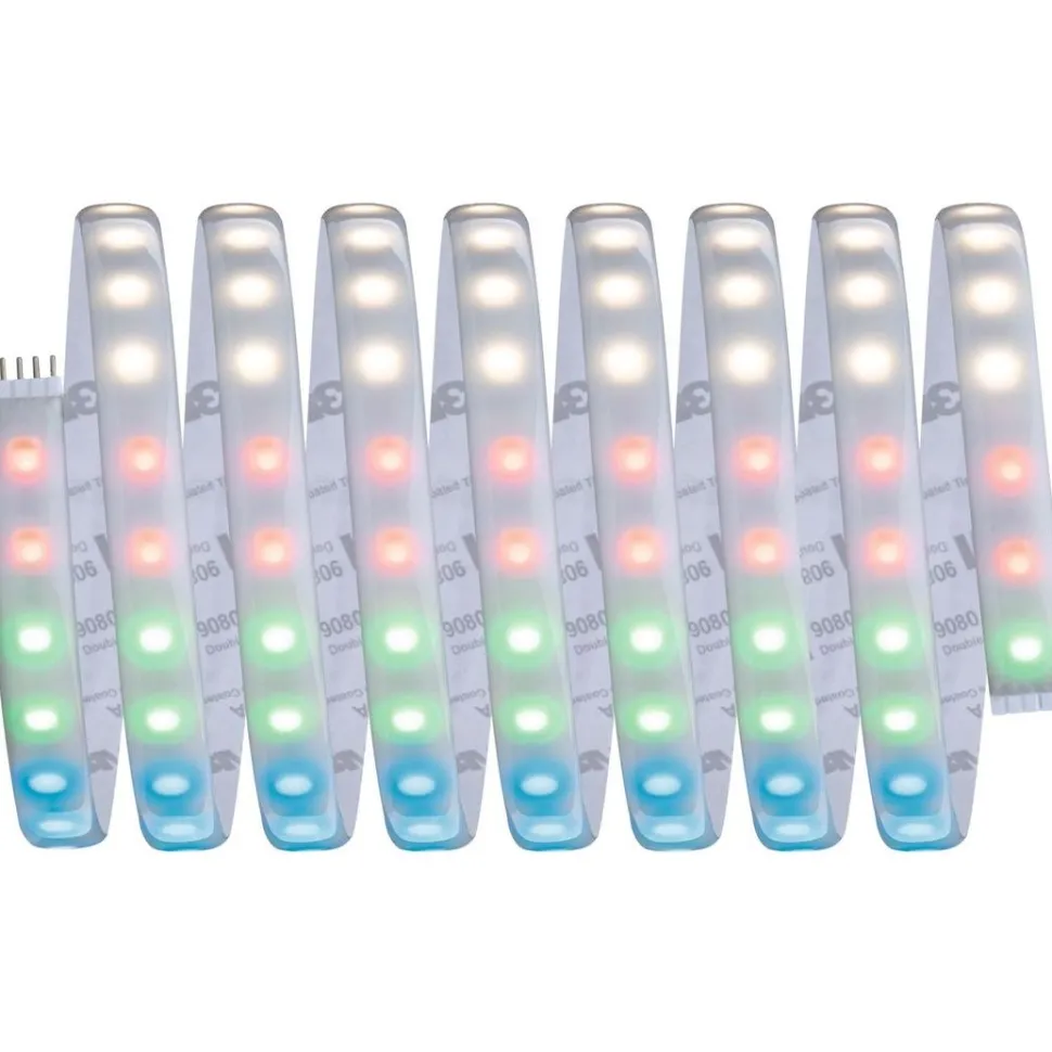 LED-valonauha Paulmann MaxLED 1000, aloituspakkaus, RGBW, 3m, IP44, 33W, 1000lm/m, 72LED/m, 75VA