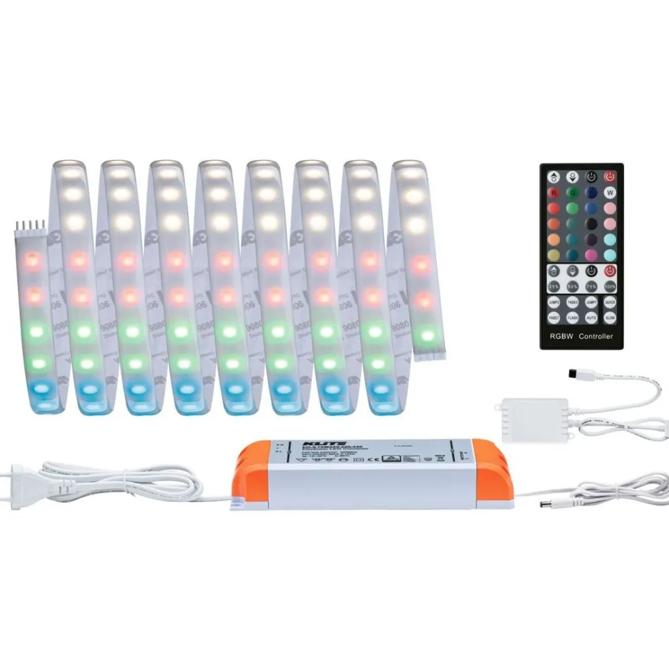 LED-valonauha Paulmann MaxLED 1000, aloituspakkaus, RGBW, 3m, IP44, 33W, 1000lm/m, 72LED/m, 75VA