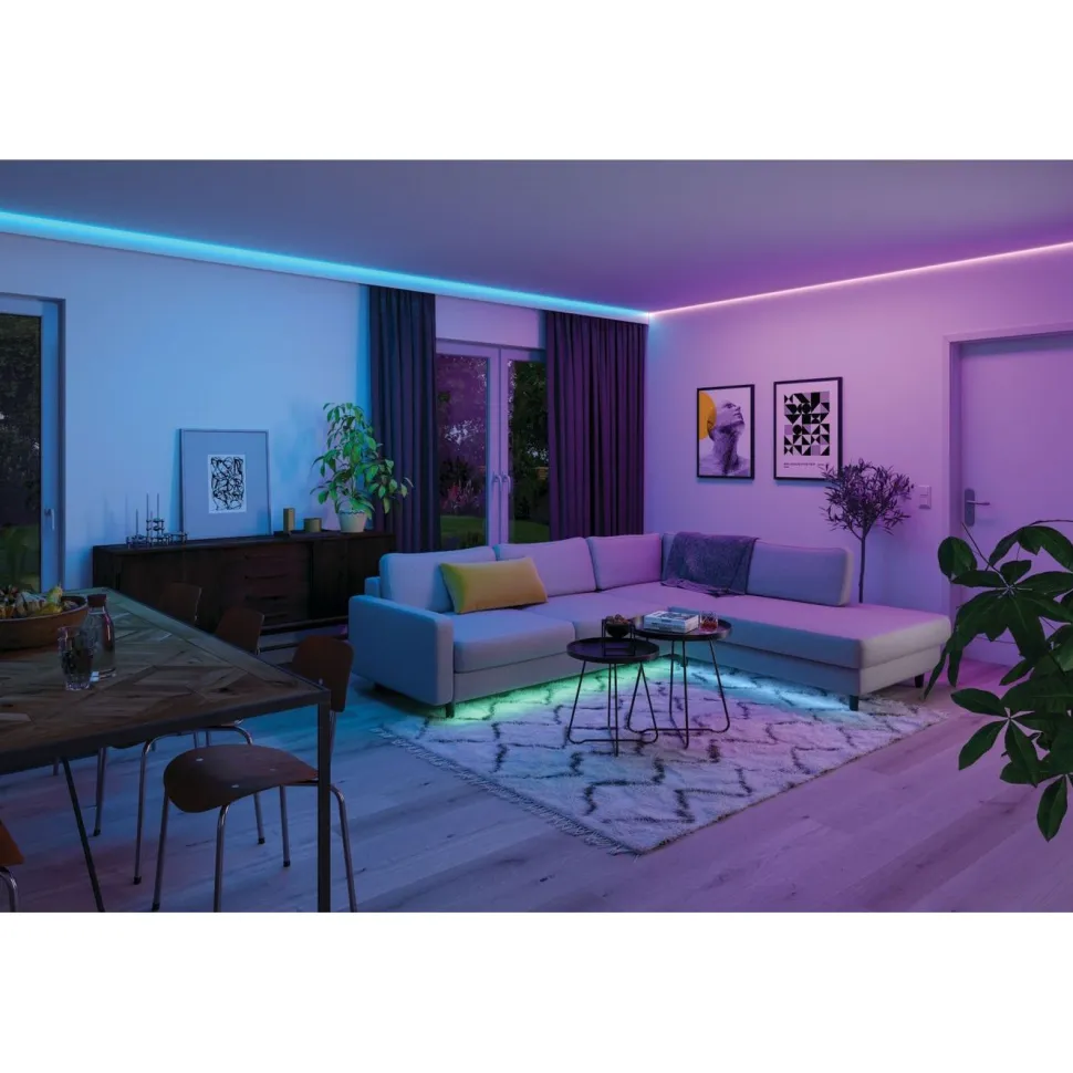 LED-valonauha Paulmann MaxLED 1000, aloituspakkaus, RGBW, 3m, IP44, 33W, 1000lm/m, 72LED/m, 75VA
