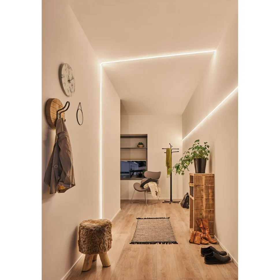 LED-valonauha Paulmann MaxLED Flow, aloituspakkaus, 3m, 38W, 750lm/m, 2700K, 50VA