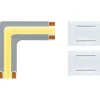LED-valonauha Paulmann MaxLED 1000 Full-Line COB, kulmaosa, 0.6W, 2133lm/m, 800LEDs/m, 6500K