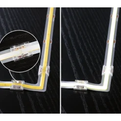 LED-valonauha Paulmann MaxLED 1000 Full-Line COB, kulmaosa, 0.6W, 2133lm/m, 800LEDs/m, 6500K