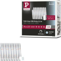 LED-valonauha Paulmann MaxLED 1000 Full-Line COB, 2.5m, 30W, 640lm/m, 528LEDs/m, 6500K