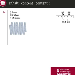 LED-valonauha Paulmann MaxLED 1000, 2.5m, IP44, 27W, 1020lm/m, 108LED/m, säädettävä värilämpötila