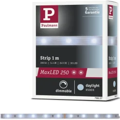 LED-valonauha Paulmann MaxLED 250, 1m, 4W, 300lm/m, 6500K