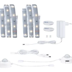 LED-valonauha Paulmann MaxLED 250 Night Comfort, 1m, IP44, 2x4W, 300lm/m, 60LEDs/m, 2700K, 24VA