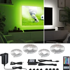 LED-valonauha Paulmann MaxLED 250 TV Comfort, aloituspakkaus, 3.6m, 20.5W, 277lm/m, 30LEDs/m, RGBW+, 24VA