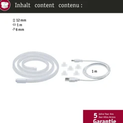 LED-valonauha Paulmann Neon Colorflex, 1m, 4,5W, 10lm/m, vihreä