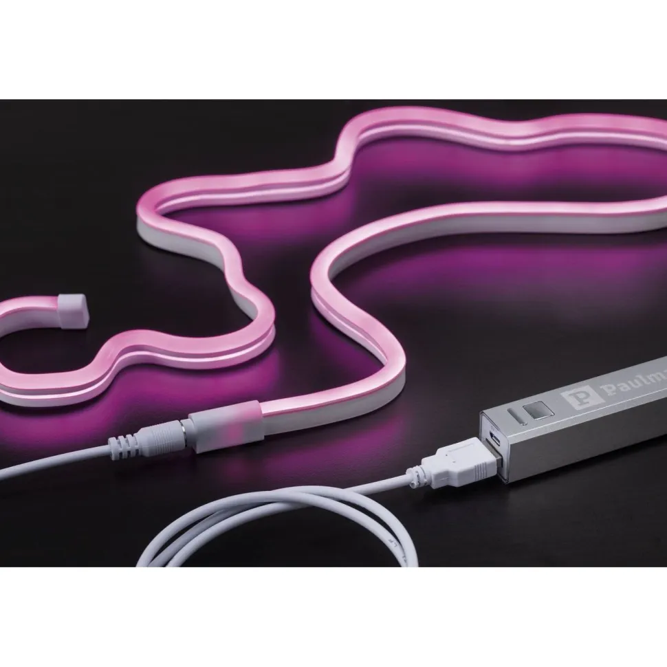 LED-valonauha Paulmann Neon Colorflex, 1m, 4,5W, 10lm/m, vihreä