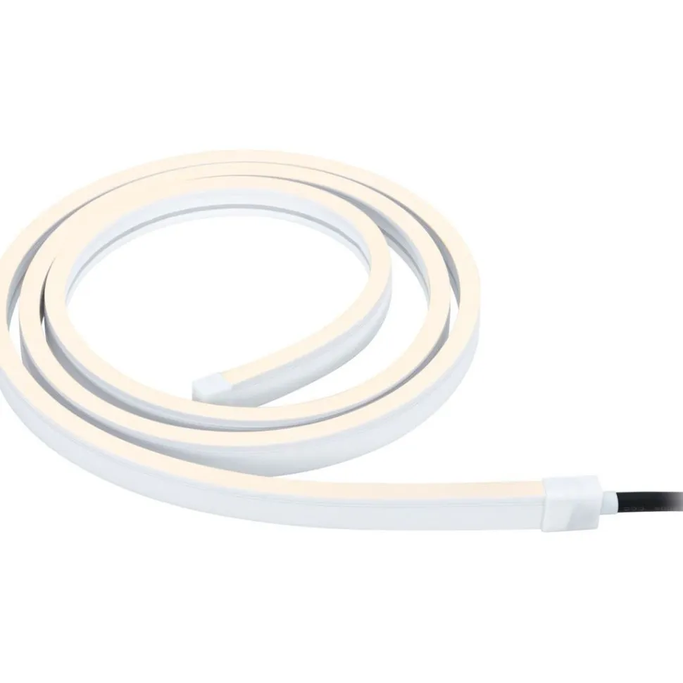 LED-valonauha Paulmann Plug & Shine Smooth, 2m, IP68, 3000K, 12W, valkoinen