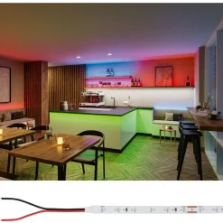 LED-valonauha Paulmann ProStrip Silver, P25, 5m, 20W, 60LEDs/m, punainen