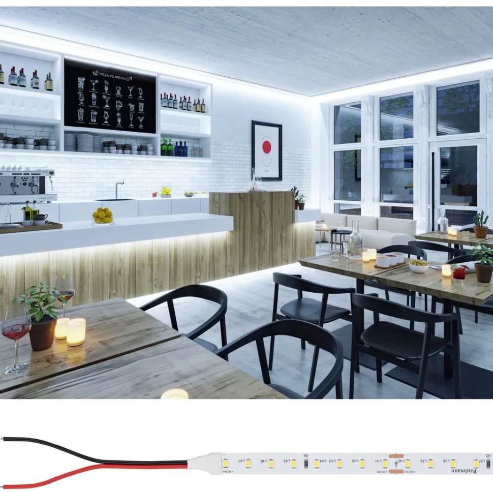 LED-valonauha Paulmann ProStrip Silver, P75, 865, 5m, 23W, 750lm/m, 96LEDs/m, 6500K