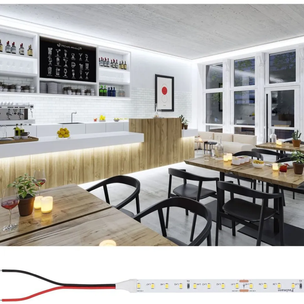 LED-valonauha Paulmann ProStrip Silver, P75, 840, 5m, 23W, 750lm/m, 96LEDs/m, 4000K