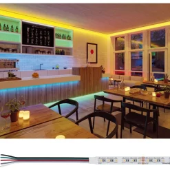 LED-valonauha Paulmann ProStrip Silver, P75, 830, 5m, 121W, 700lm/m, 84LEDs/m, RGBW