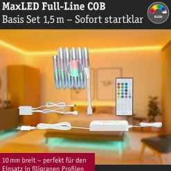 LED-valonauhasetti Paulmann MaxLED 1000, COB, 1.5m, 17W, 1038lm/m, RGBW+, 48VA