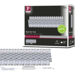 LED-valonauhasetti Paulmann MaxLED 500, 1.5m, 5.5W, 550lm/m, 4000K, 20VA, neutraali valkoinen