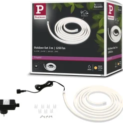 LED-valonauha ulkokäyttöön Paulmann SimpLED, 3m, IP65, 12W, 200lm/m, 3000K, 18VA