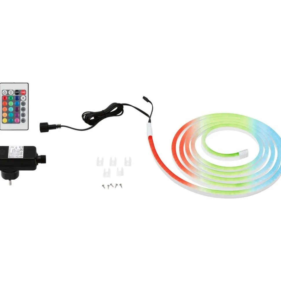LED-valonauha ulkokäyttöön Paulmann SimpLED, 3m, IP65, 19.5W, 38lm/m, 72LEDs/m, RGB