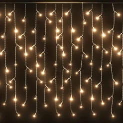 LED-valonauhaverho jääpuikot 10 m 400 LEDiä värikäs 8 toimintoa