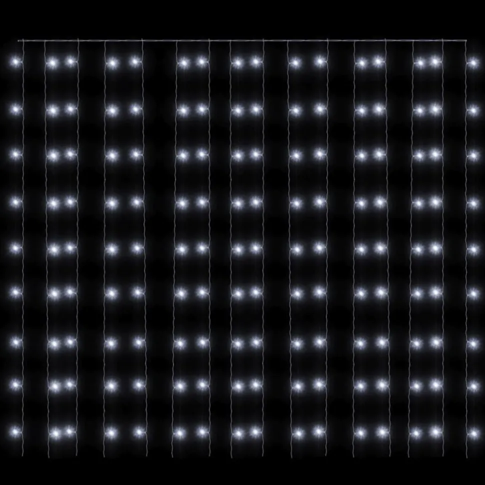 LED-valonauhaverho keijuvalot 3x3m 300xLED sininen 8 toimintoa