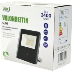LED-valonheitin LED Energie Slim MW-liiketunnistimella 30W 2400 lm IP44