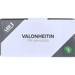 LED-valonheitin LED Energie 20 W 12 V 1600 lm 4000 K IP43 0,8 m kumikaapeli PIR-sensori