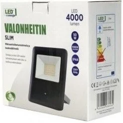 LED-valonheitin LED Energie Slim MW-liiketunnistimella 50W 4000 lm IP44