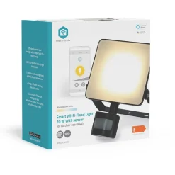 LED-valonheitin Nedis SmartLife, wi-fi, 20W, liiketunnistimella, 3000-6500K