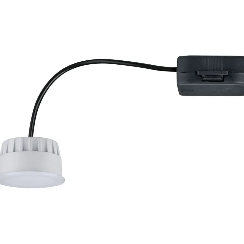 LED-valonlähde Choose-valaisimiin Paulmann, 3kpl, Ø50mm, 6W, 470lm, 2700K, himmennettävä, satiini