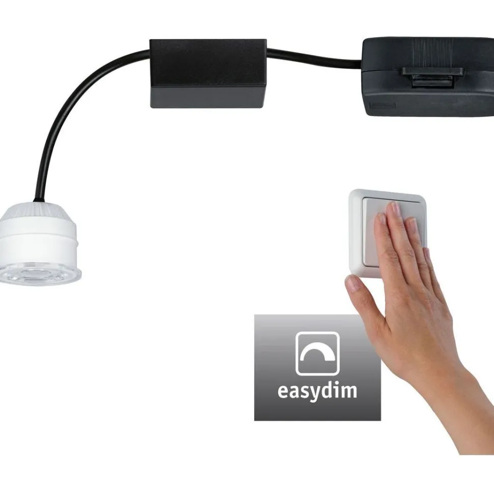 LED-valonlähde Nova Mini Plus -valaisimiin Paulmann, Ø35mm, 4.2W, 300lm, 2700K, himmennettävä, kirkas