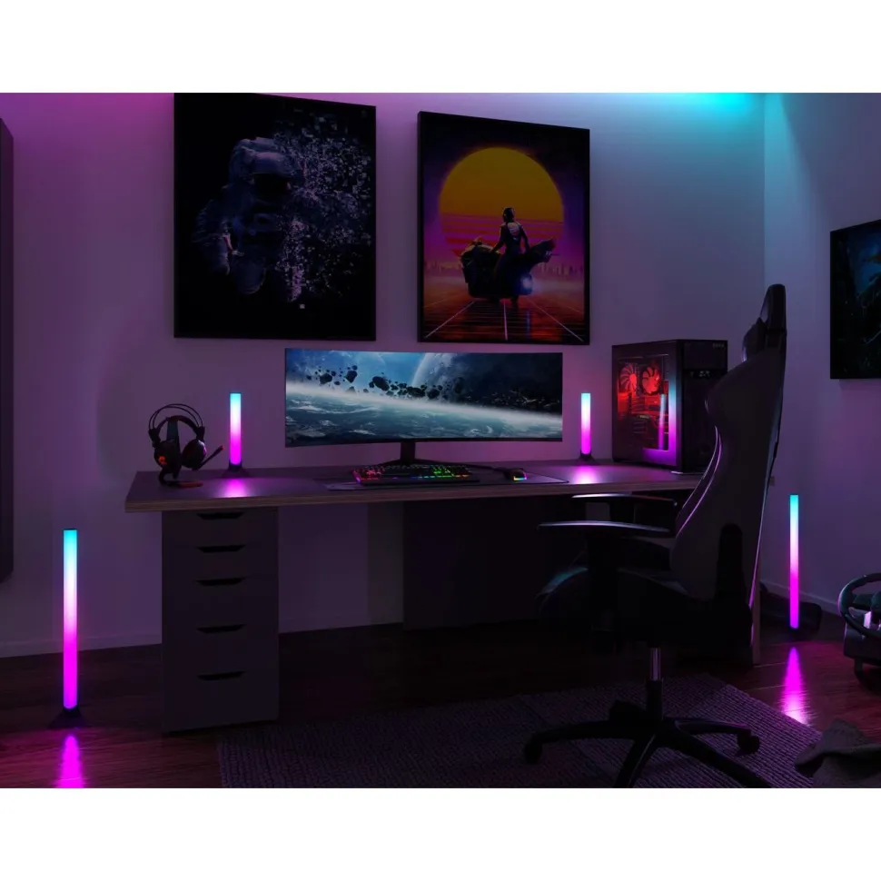 LED-valopalkki Paulmann EntertainLED, 2 kpl, 60.5cm, 2x1W, 2x48lm, RGB