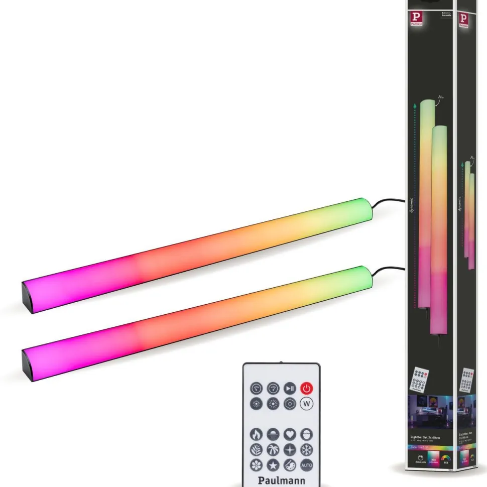 LED-valopalkki Paulmann EntertainLED, 2 kpl, 60.5cm, 2x1W, 2x48lm, RGB