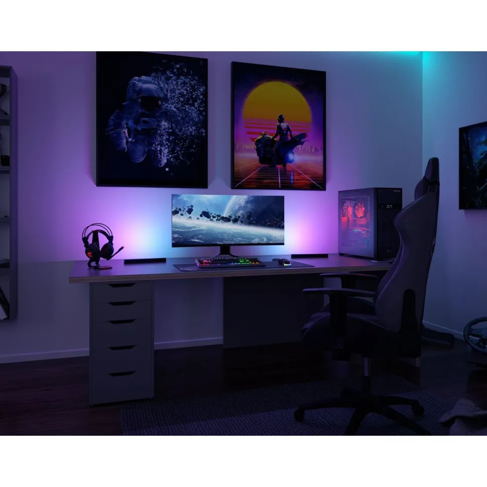 LED-valopalkki Paulmann EntertainLED, 2 kpl, 30.5cm, 2x0,6W, 2x24lm, RGB