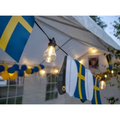 LED-valosarja Star Trading Selecta, 10-osainen 7.2m, musta/kirkas