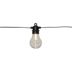 LED-valosarja Star Trading Selecta, 10-osainen 7.2m, musta/kirkas