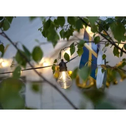 LED-valosarja Star Trading Selecta, 10-osainen 7.2m, musta/kirkas